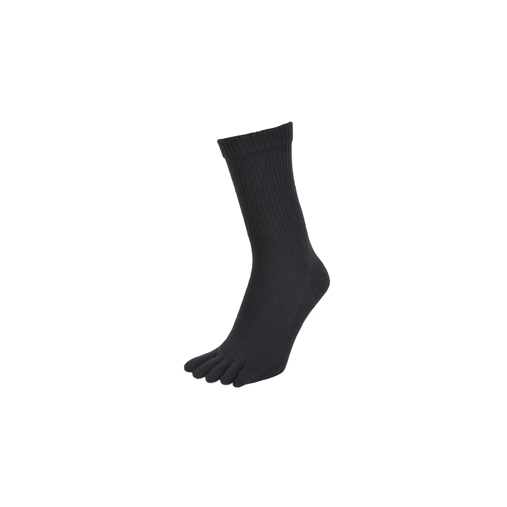 Loose-Fit Cotton Toe Crew Socks - Image 7