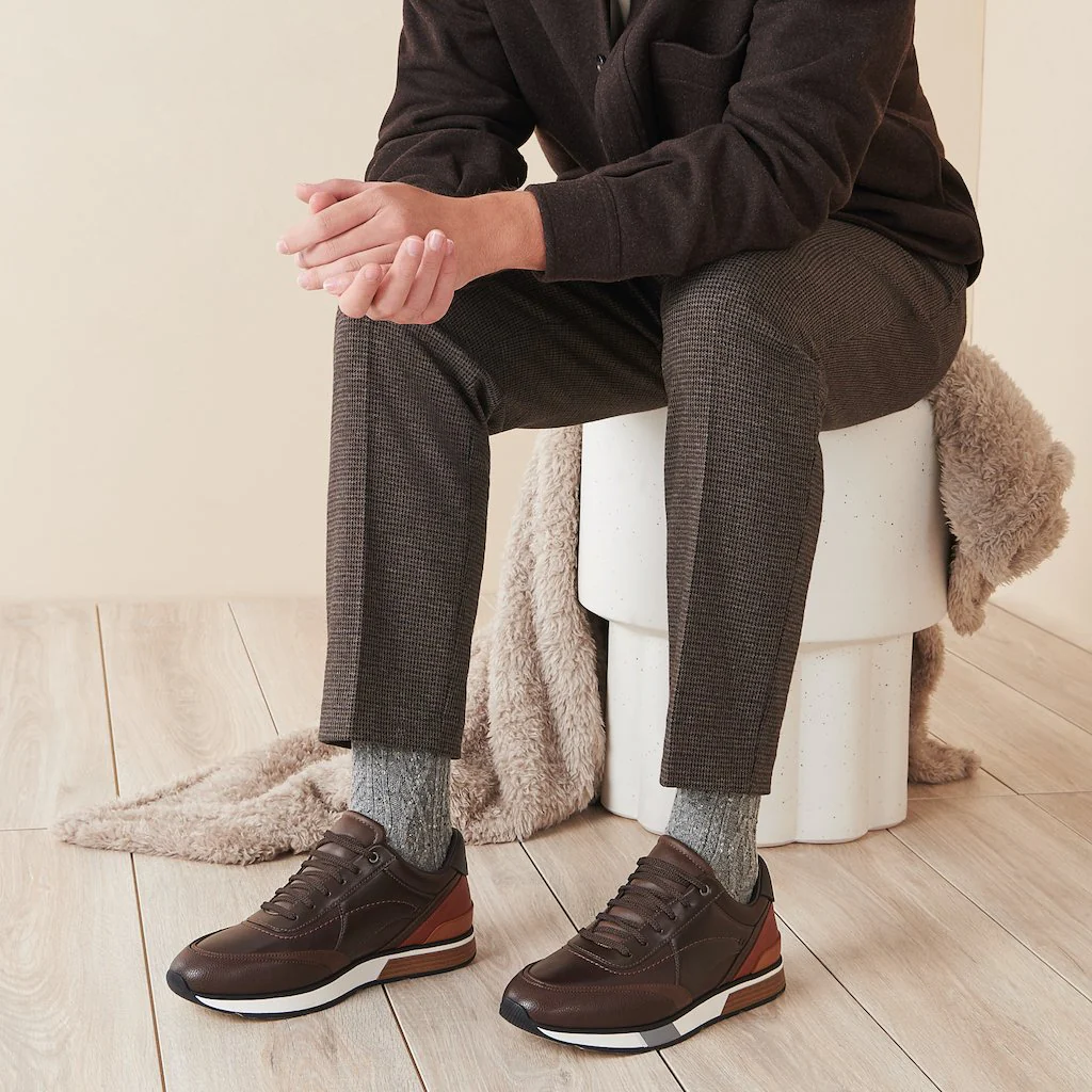 Aran Cable Merino Crew Socks - Image 4