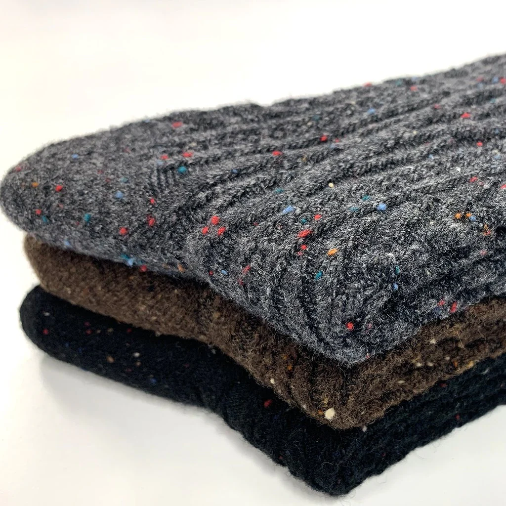 Aran Cable Merino Crew Socks - Image 7