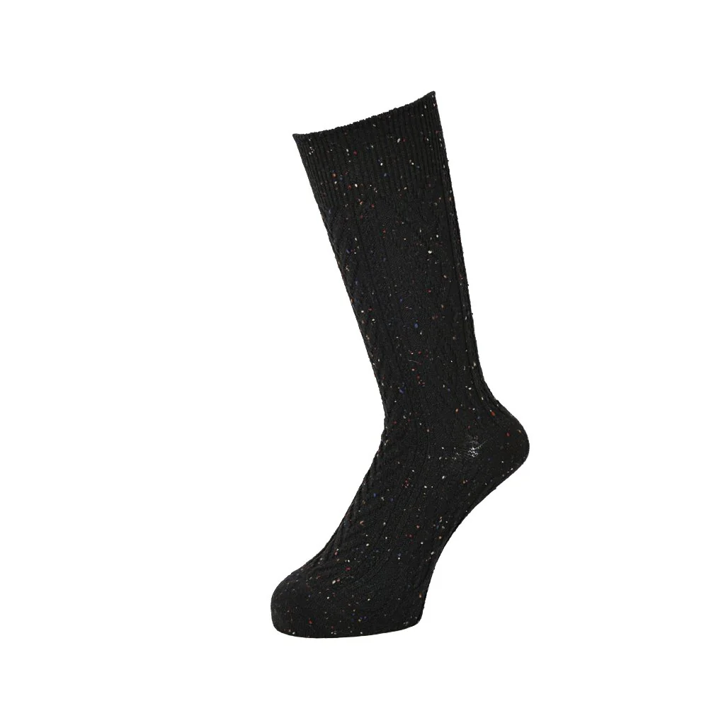 Aran Cable Merino Crew Socks - Image 9