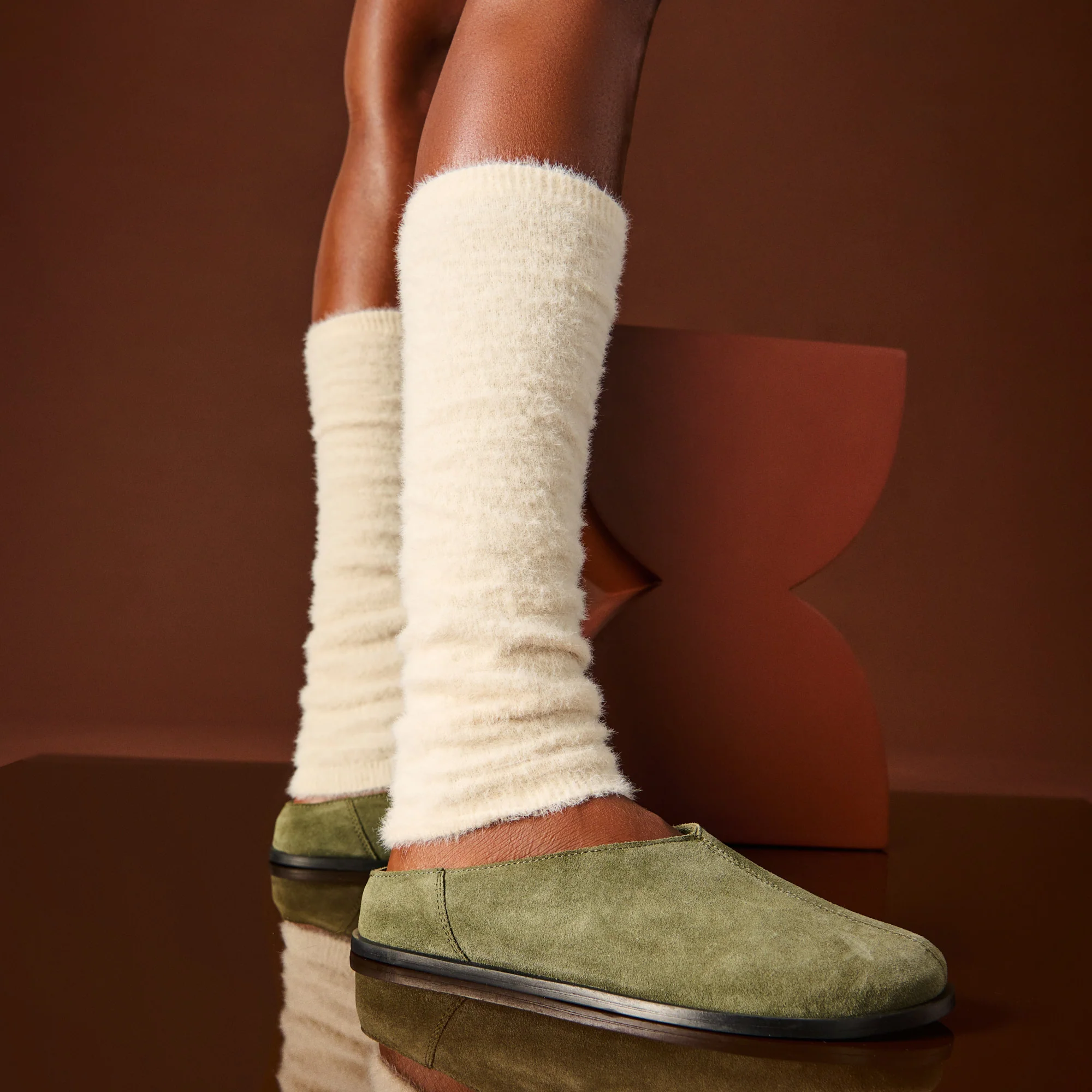Cloud-Soft Mink-Touch Leg Warmers