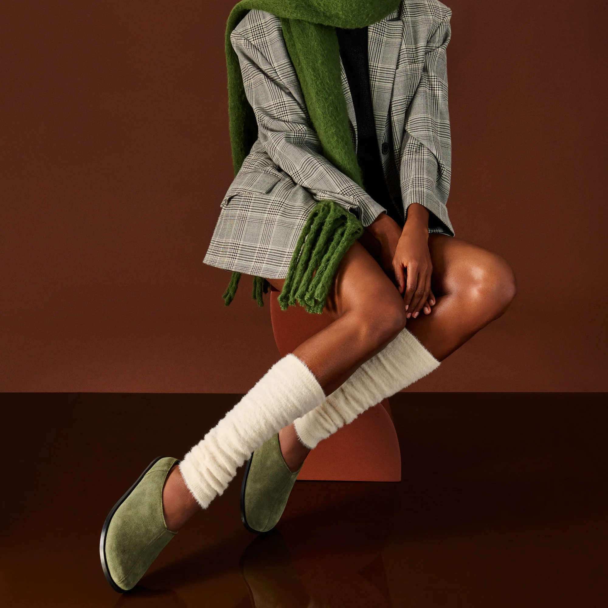 Cloud-Soft Mink-Touch Leg Warmers - Image 2