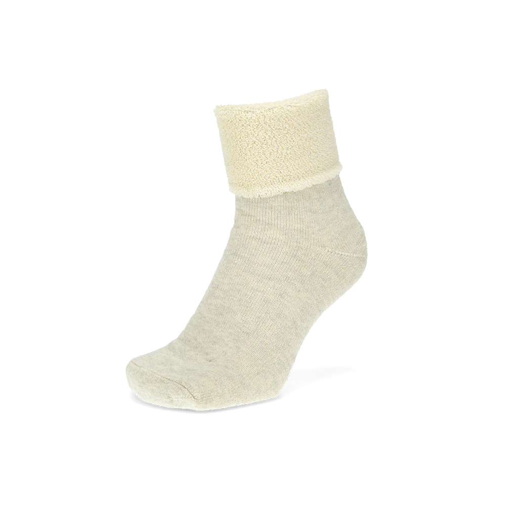 Full-Pile Organic Cotton Lounge Crew Socks - Image 6