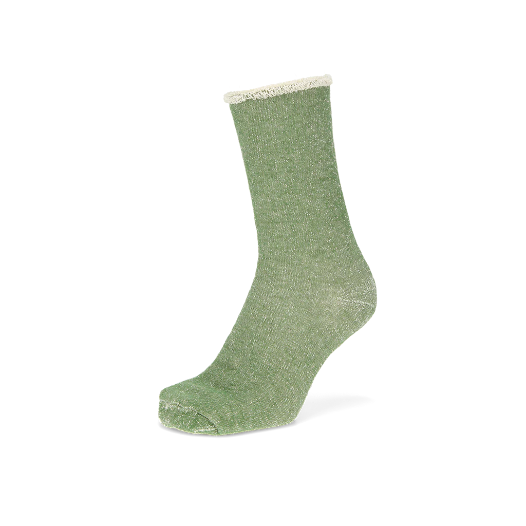 Full-Pile Organic Cotton Lounge Crew Socks - Image 7