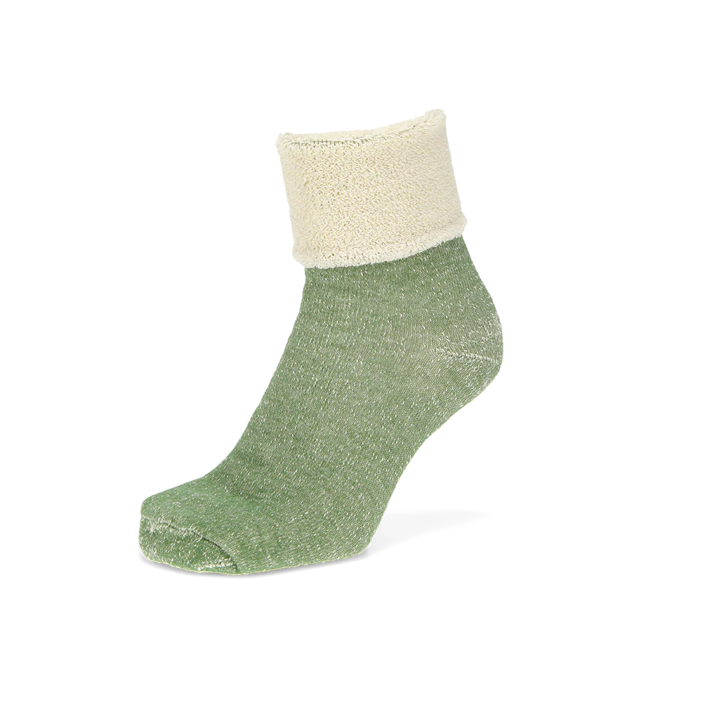 Full-Pile Organic Cotton Lounge Crew Socks - Image 8
