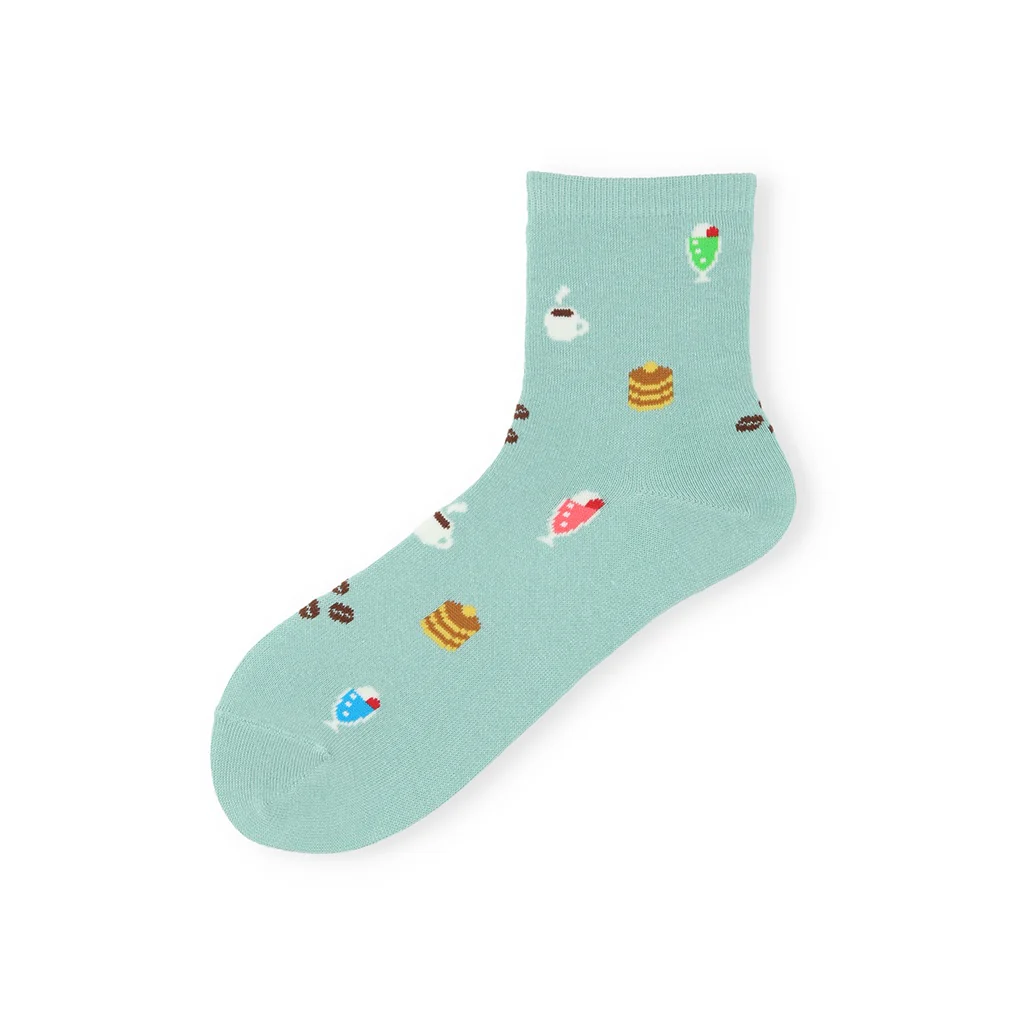 Japanese Retro Coffee Shop Socks - Image 4