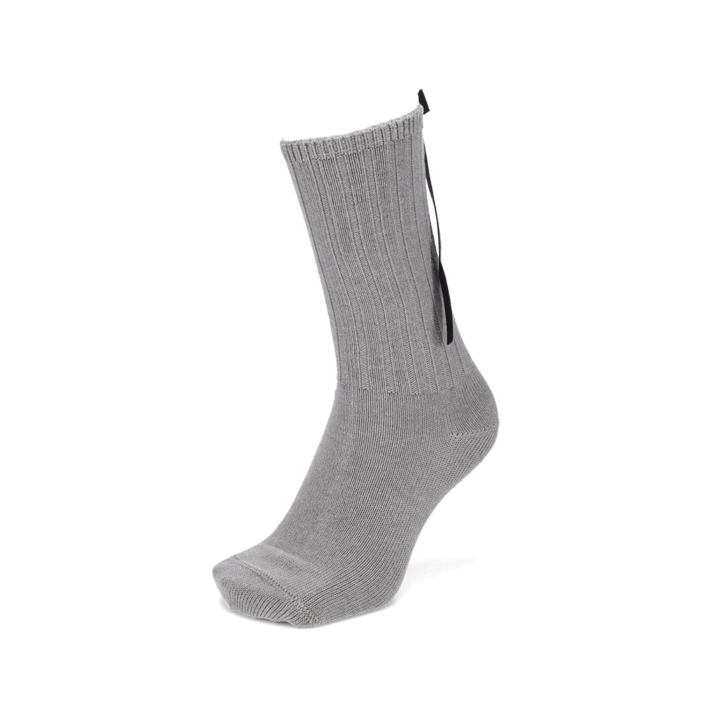 Matte Ribbon Lustrous Cotton Crew Socks - Image 5