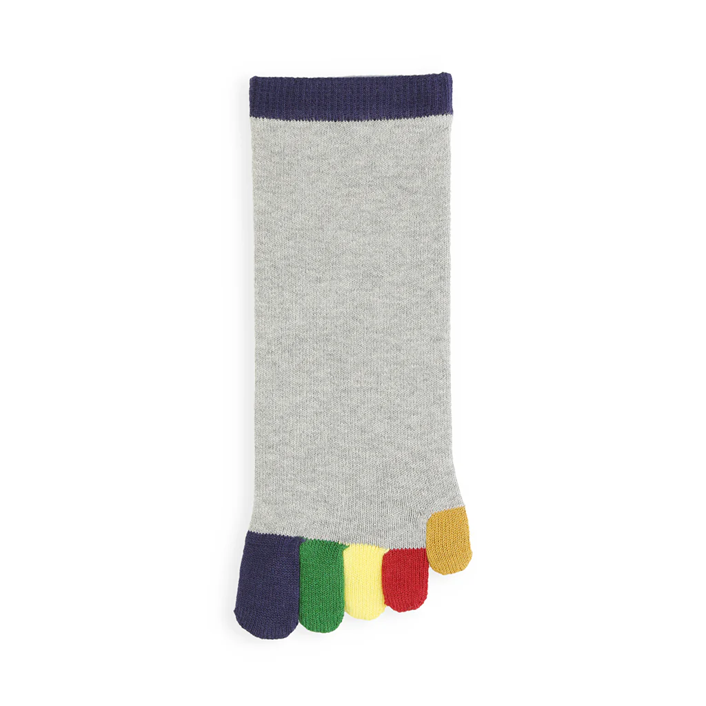 Colorful Toes Cotton Quarter Socks - Image 12