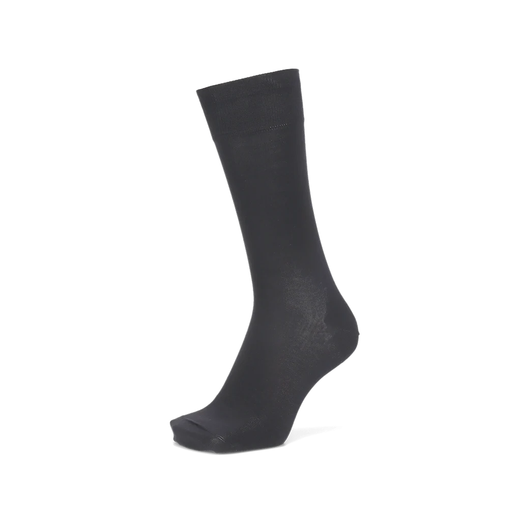 Premium Silky Cotton Plain Crew Socks - Image 4