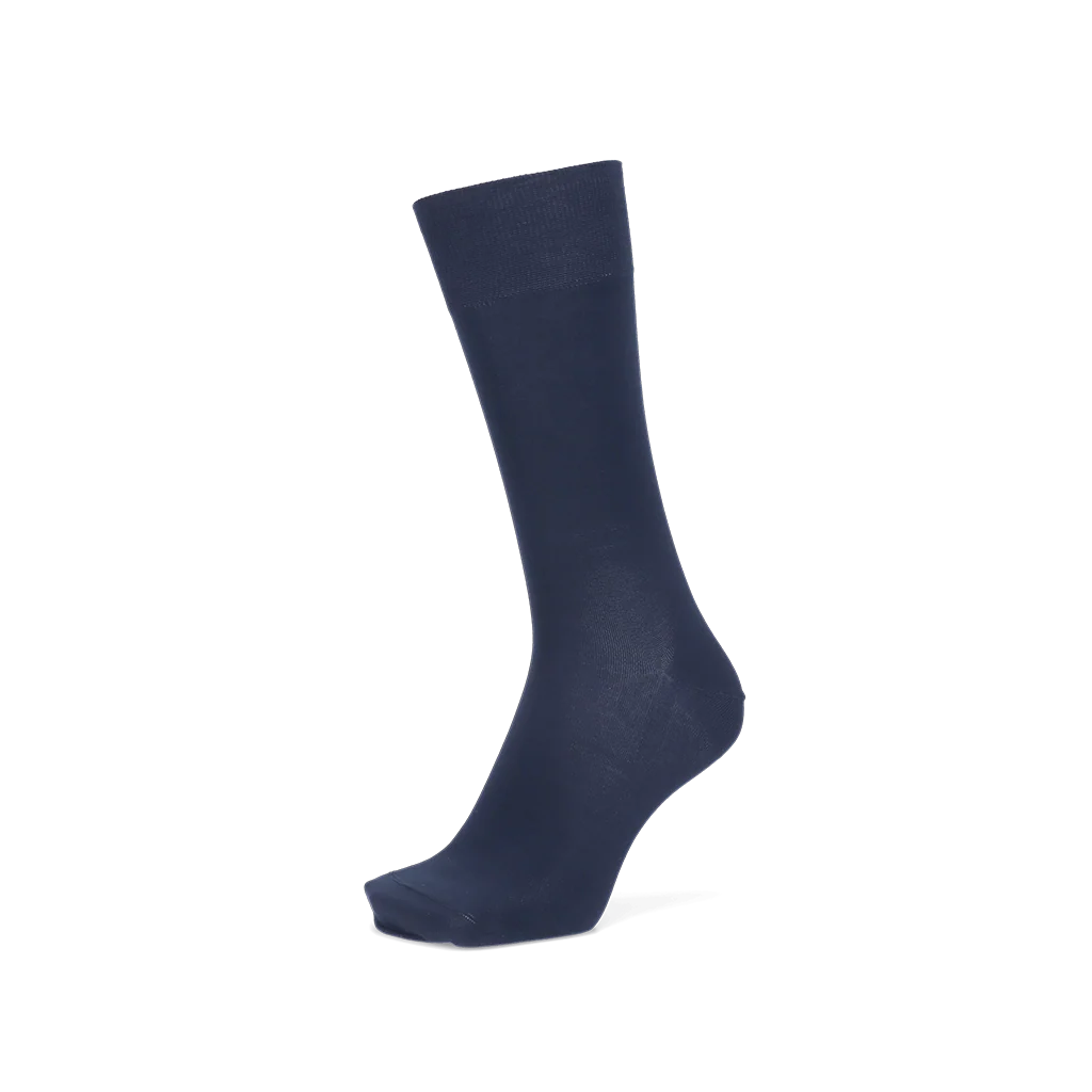 Premium Silky Cotton Plain Crew Socks - Image 7