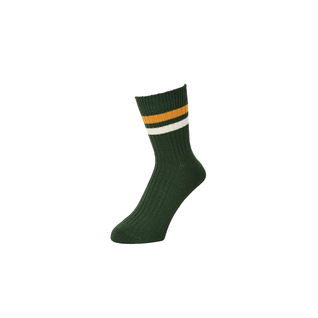 Striped Cotton Quarter Socks - Image 10