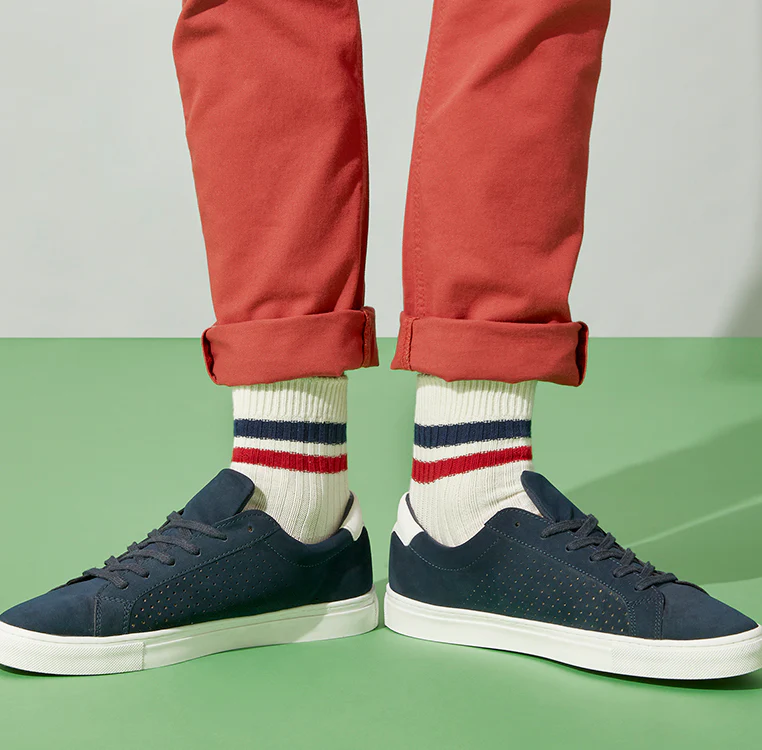 Striped Cotton Quarter Socks - Image 5