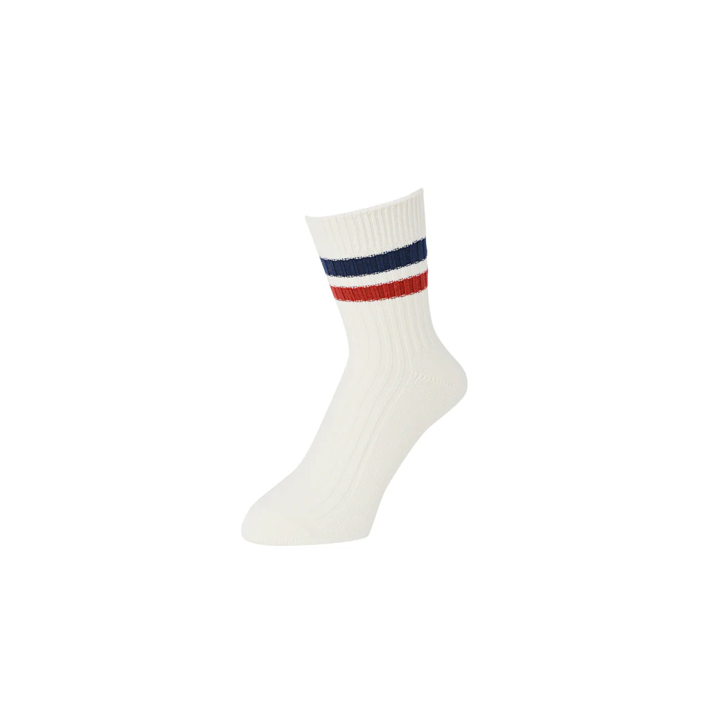 Striped Cotton Quarter Socks - Image 7