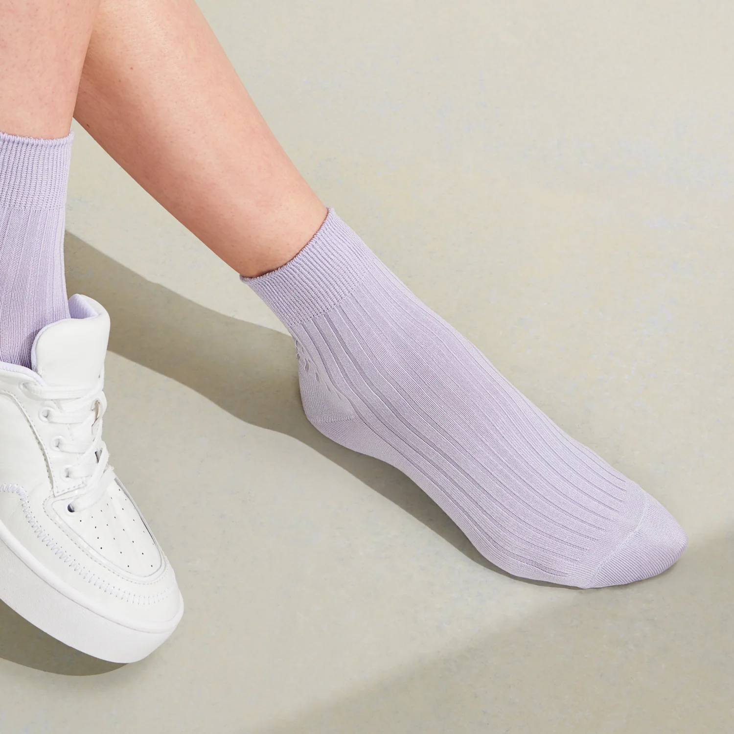 Premium Silky Cotton Quarter Socks - Image 3