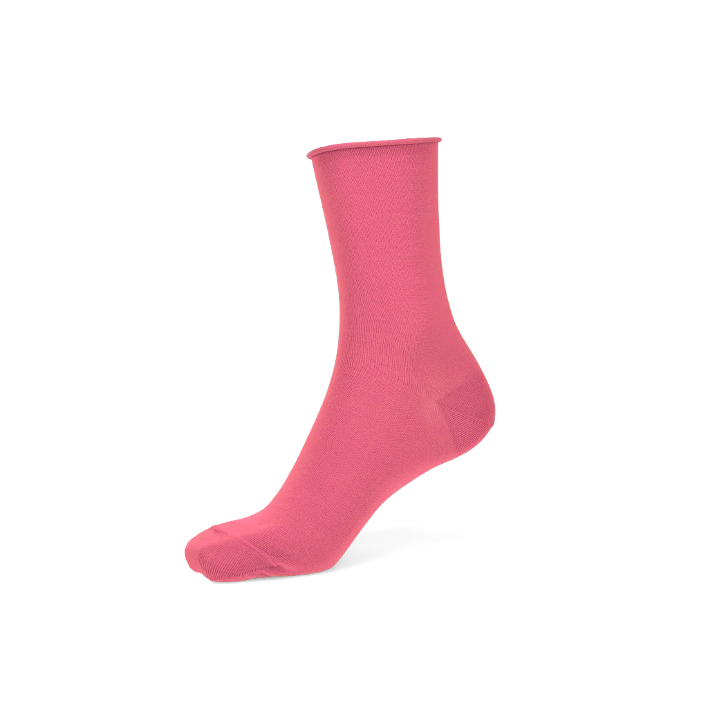 Premium Silky Cotton Plain Crew Socks - Image 11