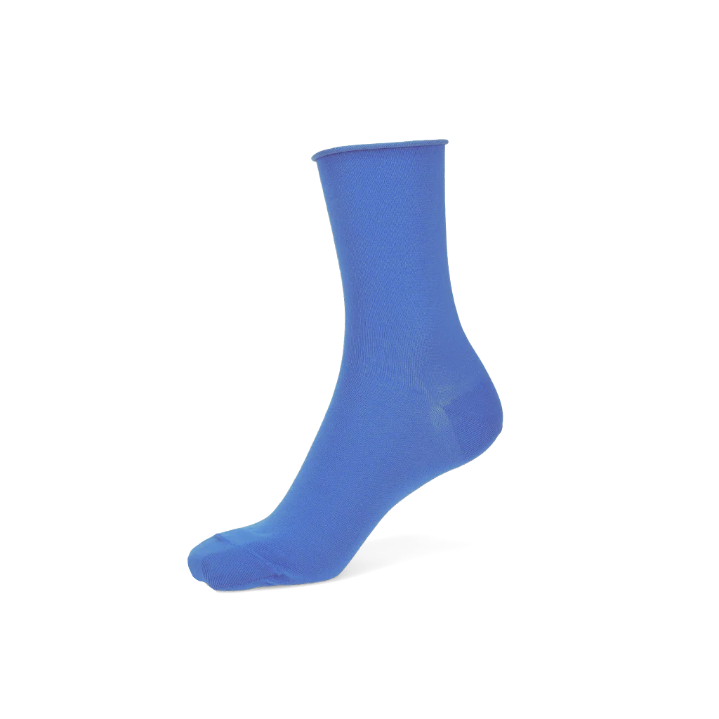 Premium Silky Cotton Plain Crew Socks - Image 12