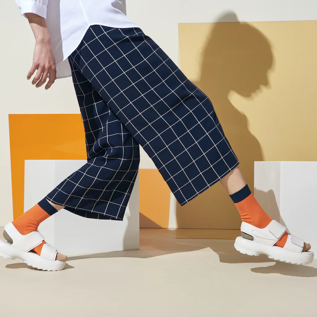 Quattro Colored Cotton Crew Socks - Image 4