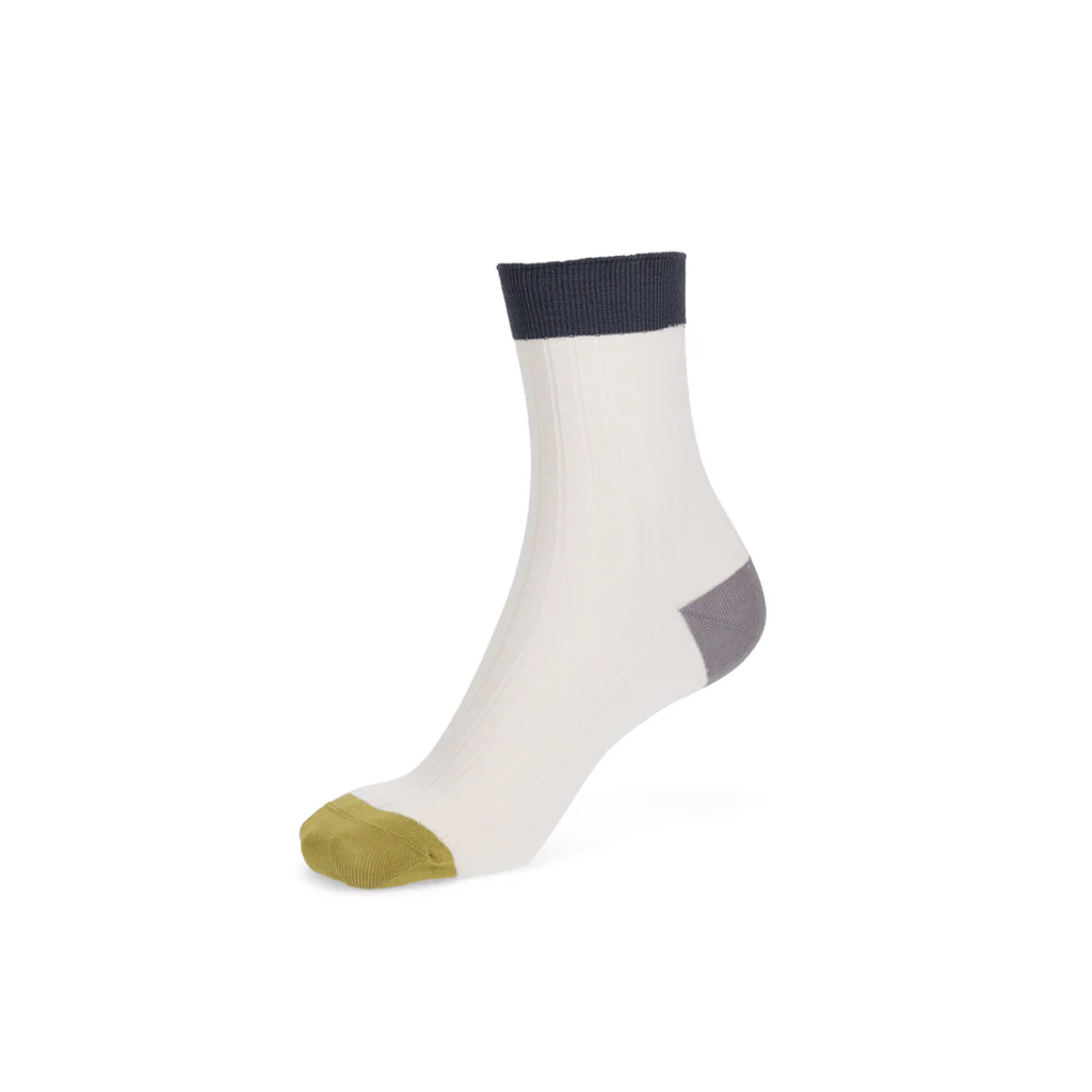 Quattro Colored Cotton Crew Socks - Image 5