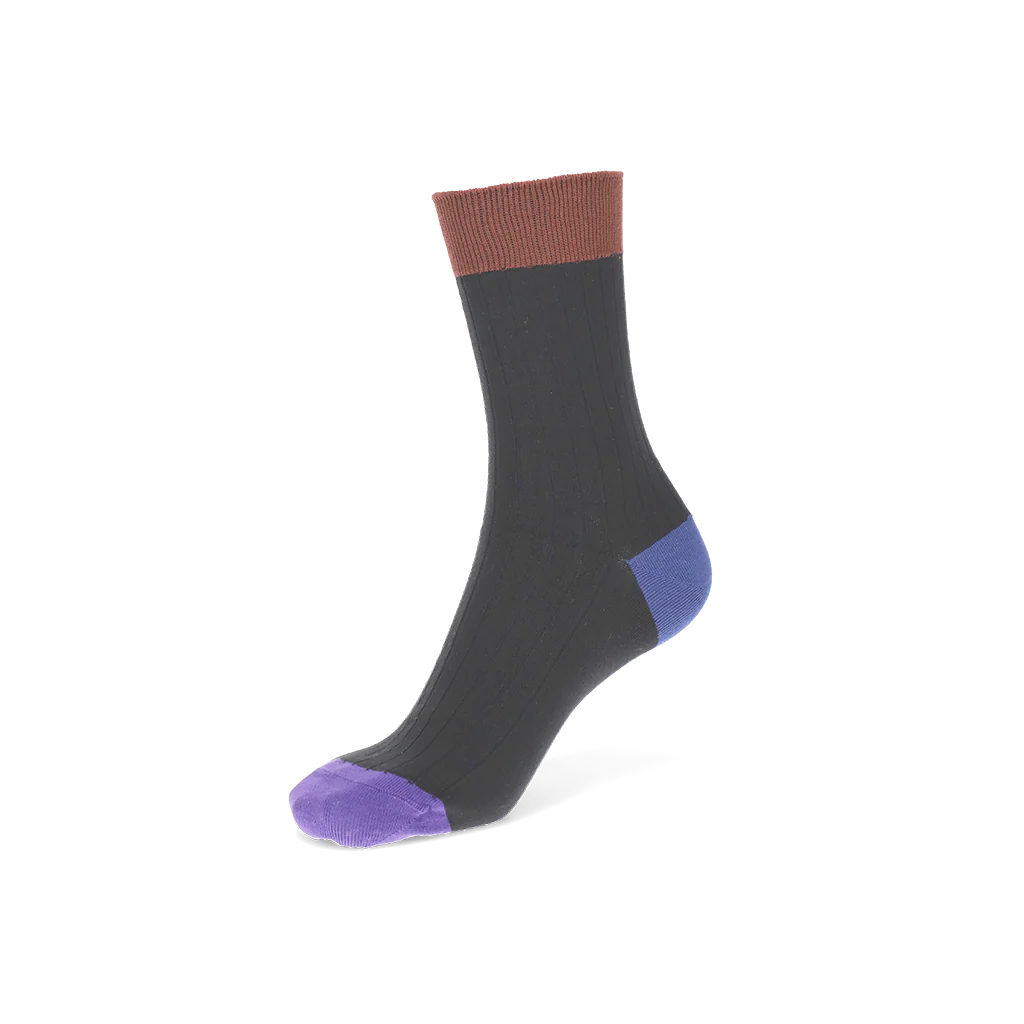 Quattro Colored Cotton Crew Socks - Image 6