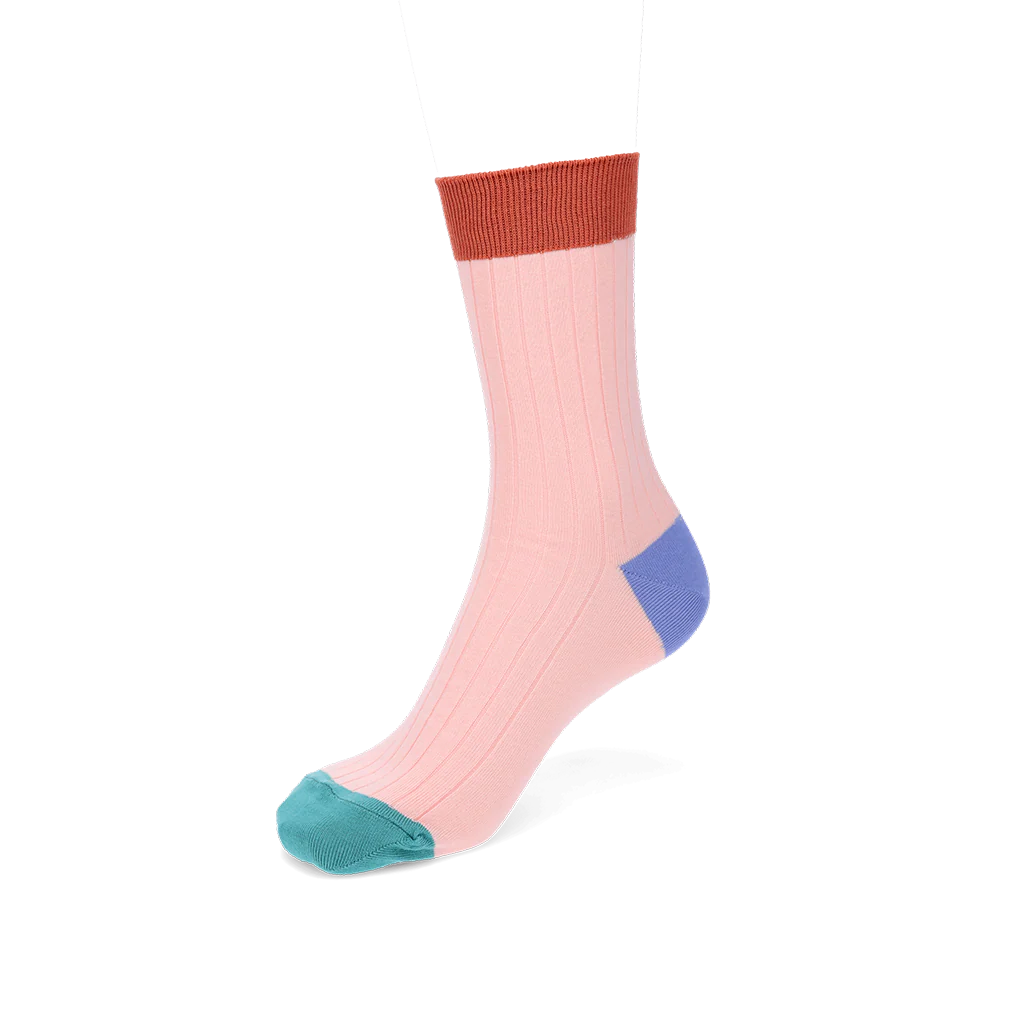 Quattro Colored Cotton Crew Socks - Image 7