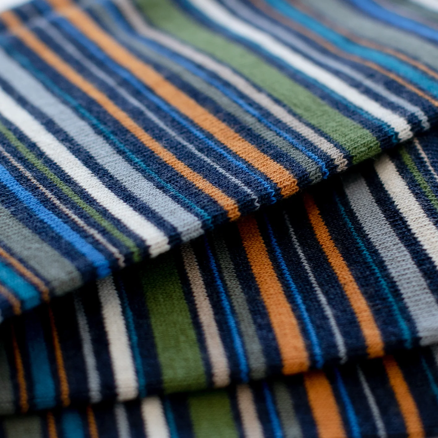 Racing Stripe Cotton Crew Socks - Image 7