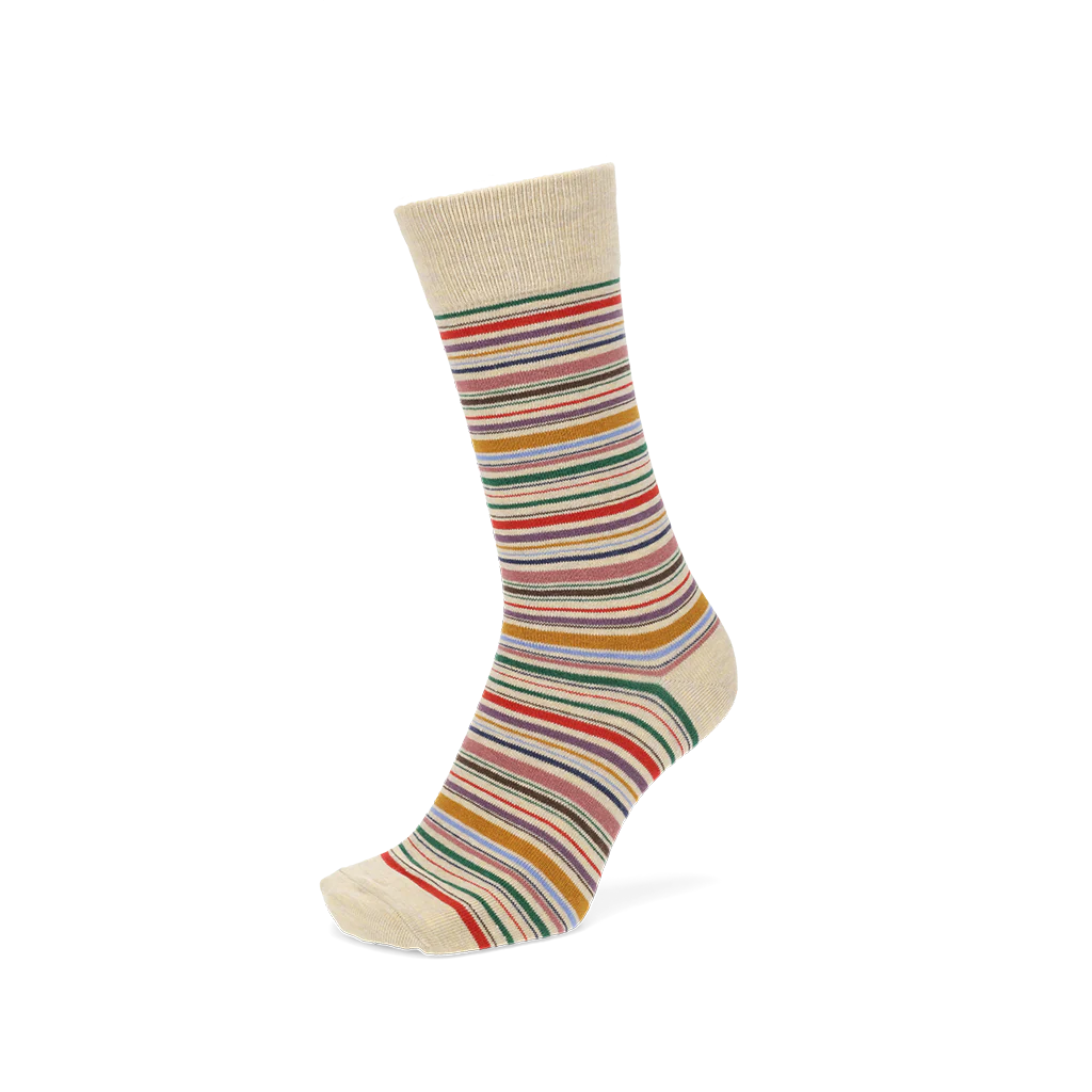 Racing Stripe Cotton Crew Socks - Image 9