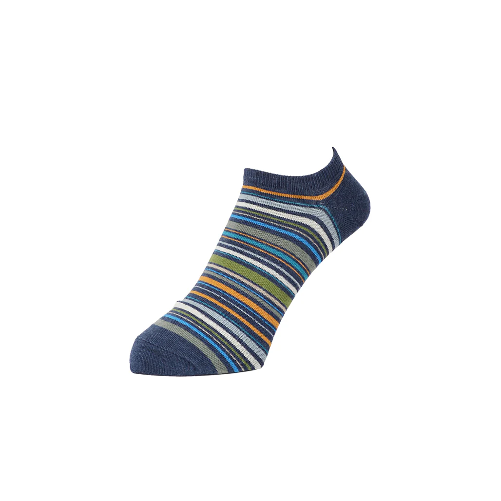Racing Stripe Cotton Ankle Socks - Image 7