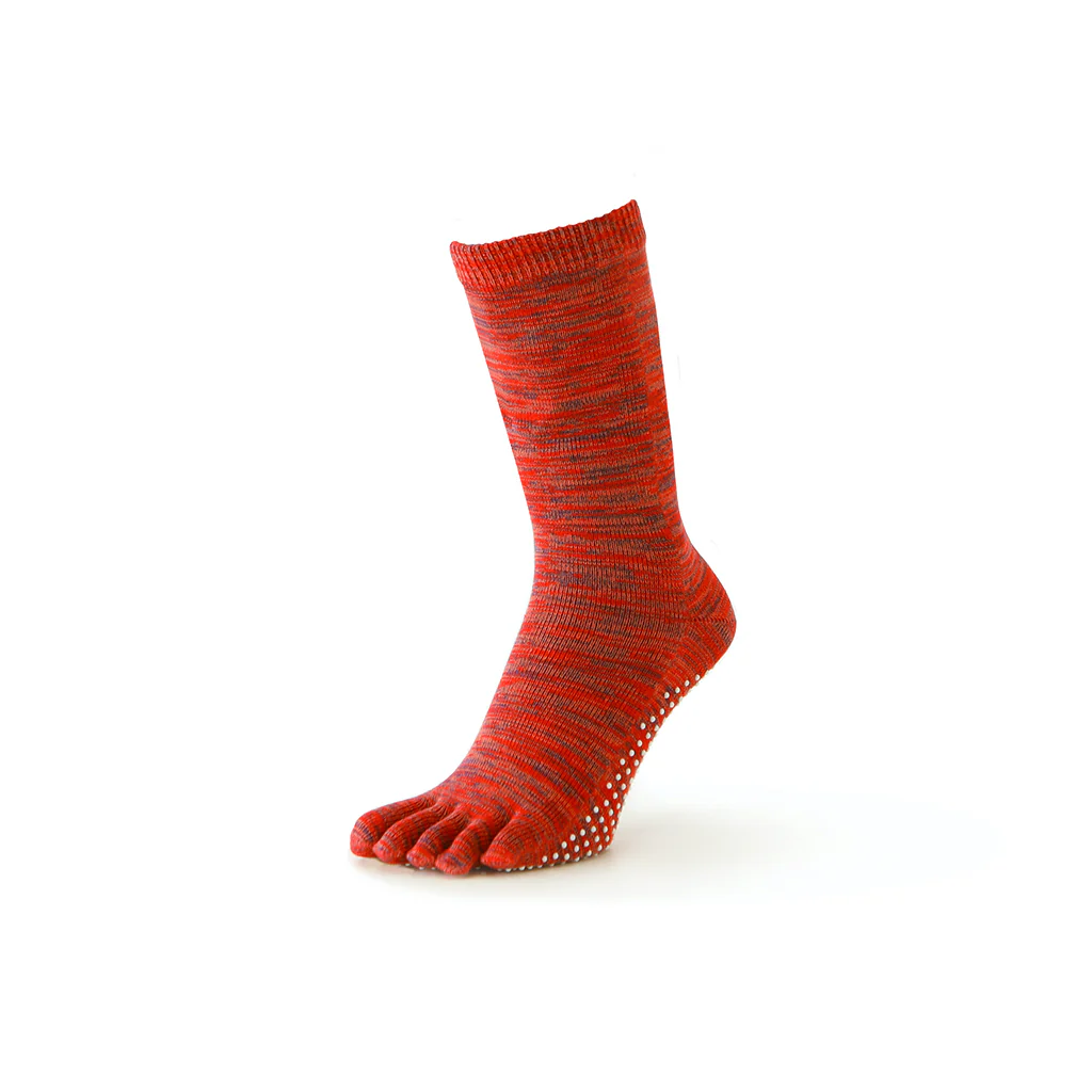 Reflexology Cotton Toe Crew Socks - Image 11