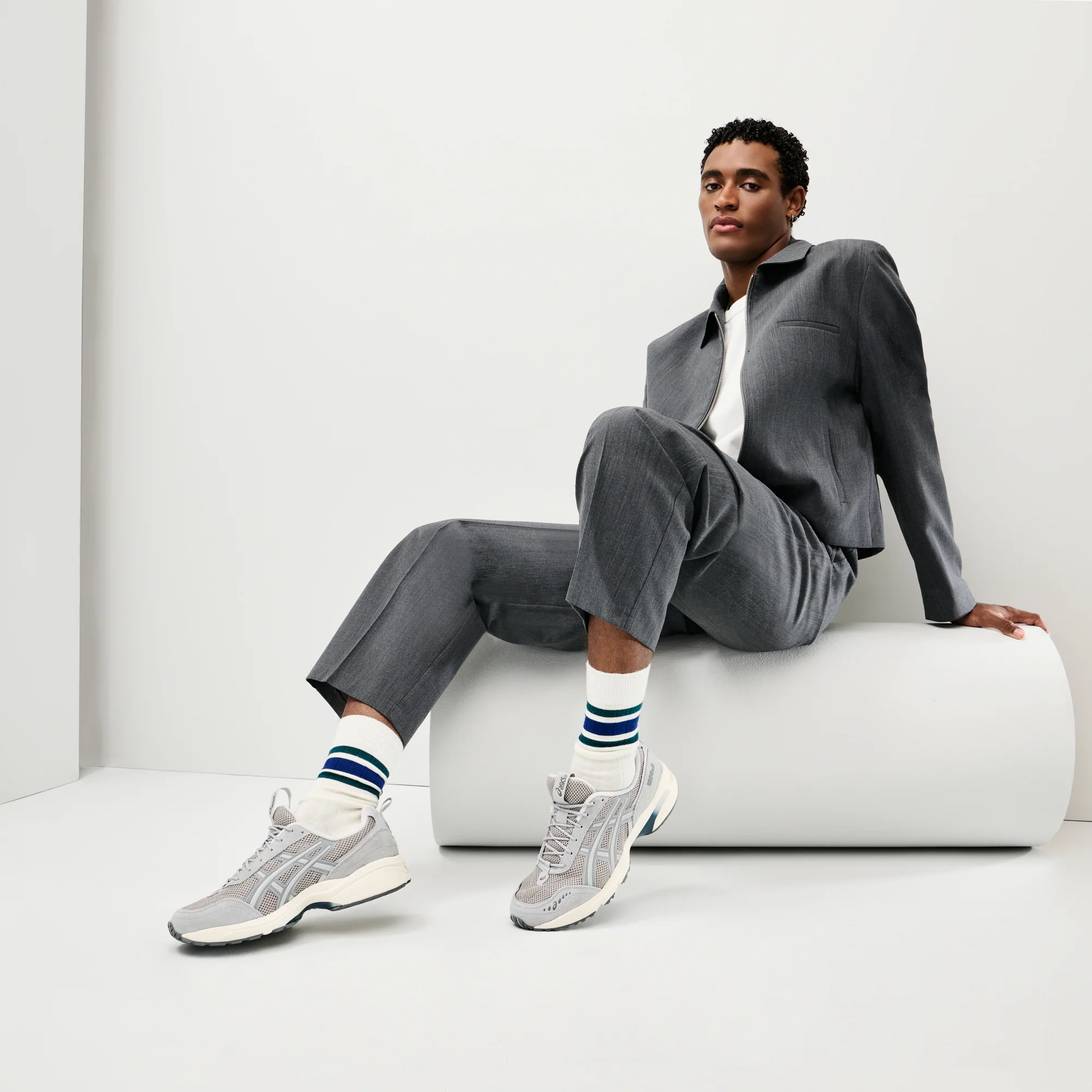 Sandwich-Stripes Crew Socks - Image 2