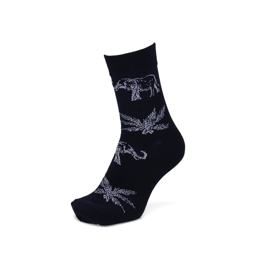 Savannah Cotton-Linen Crew Socks - Image 3