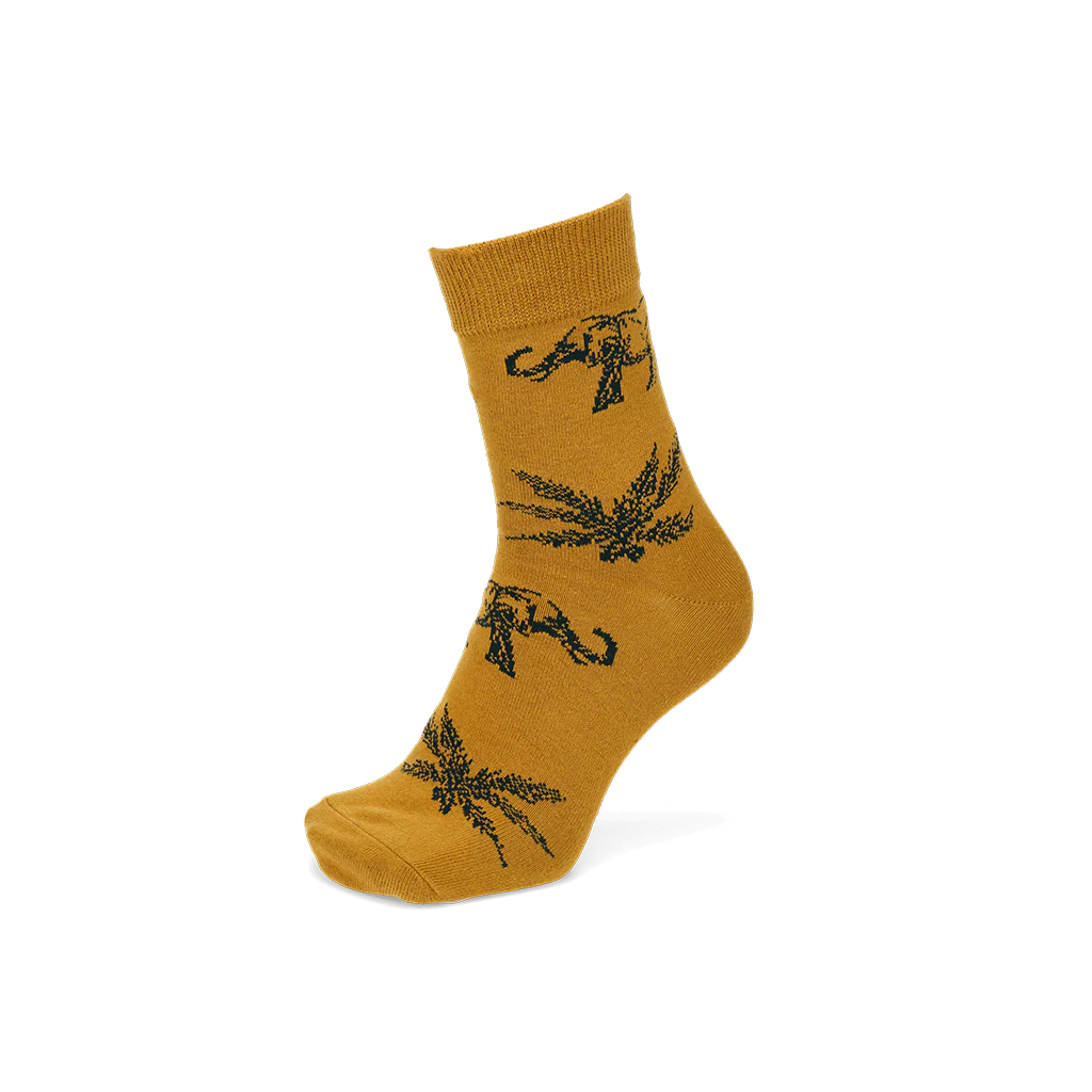 Savannah Cotton-Linen Crew Socks - Image 4