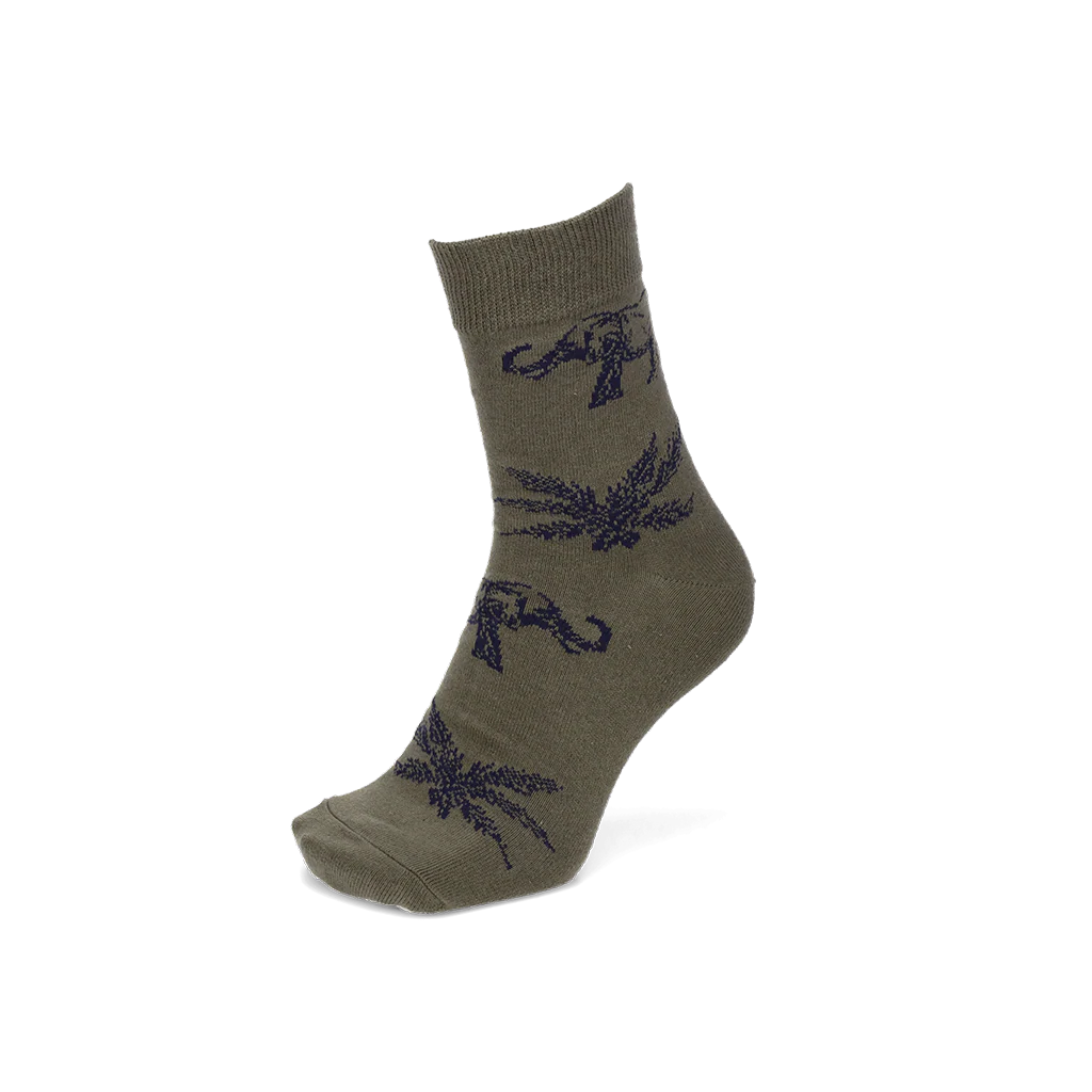 Savannah Cotton-Linen Crew Socks - Image 5