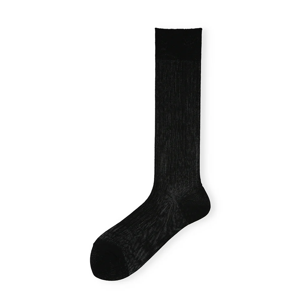 Sheer Cotton Crew Socks - Image 5