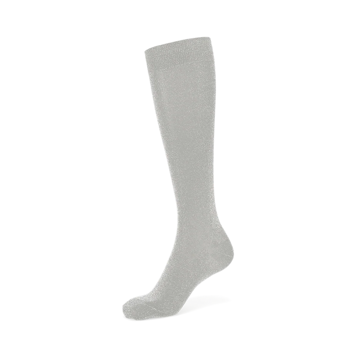 Soft Lamé Semi-Sheer Knee-High Socks - Image 4