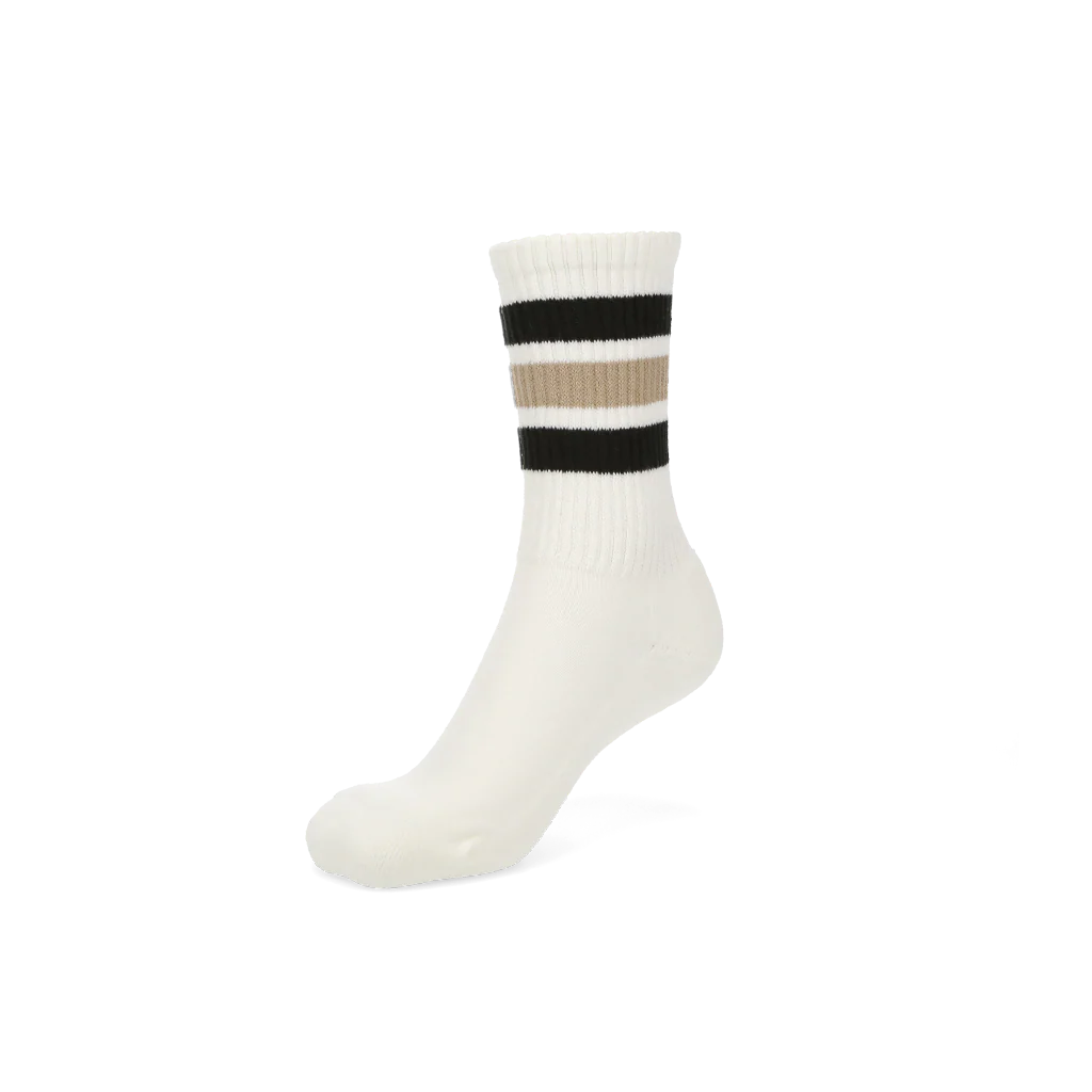 Sandwich-Stripes Cotton Pile Crew Socks - Image 4