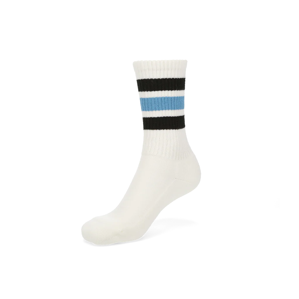 Sandwich-Stripes Cotton Pile Crew Socks - Image 5