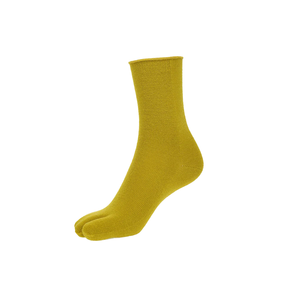 Super Extra Fine Merino Wool Tabi Crew Socks - Image 10