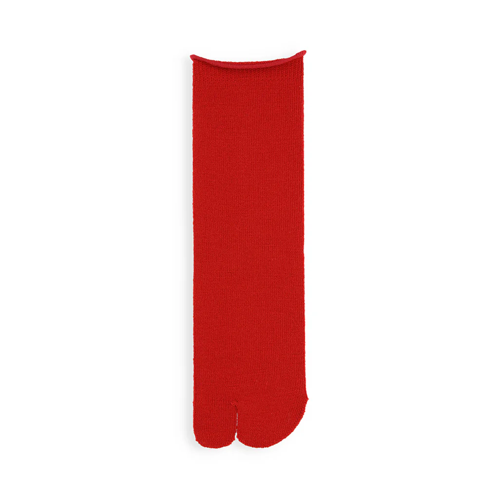 Super Extra Fine Merino Wool Tabi Crew Socks - Image 13
