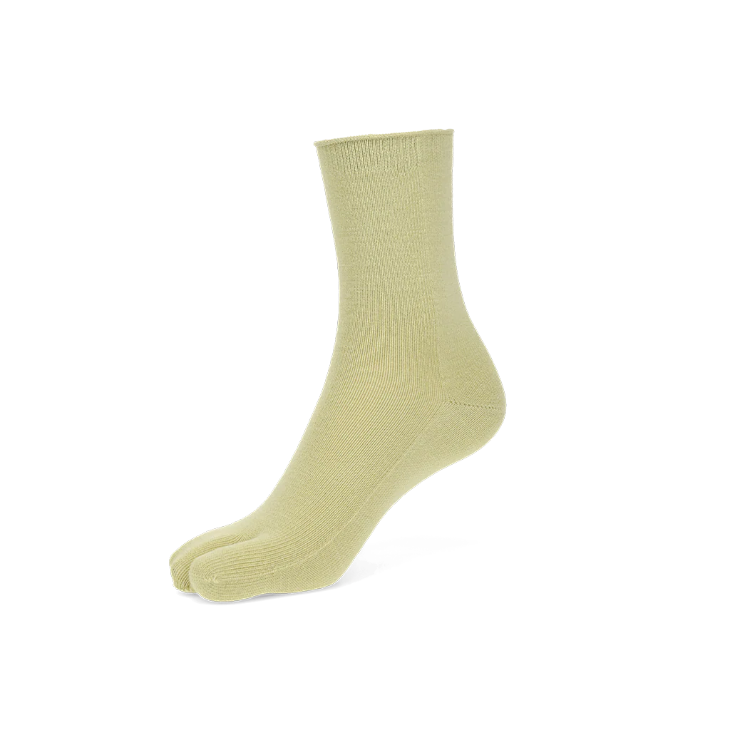 Super Extra Fine Merino Wool Tabi Crew Socks - Image 18
