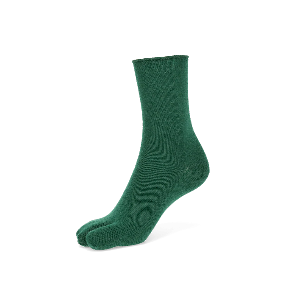Super Extra Fine Merino Wool Tabi Crew Socks - Image 20