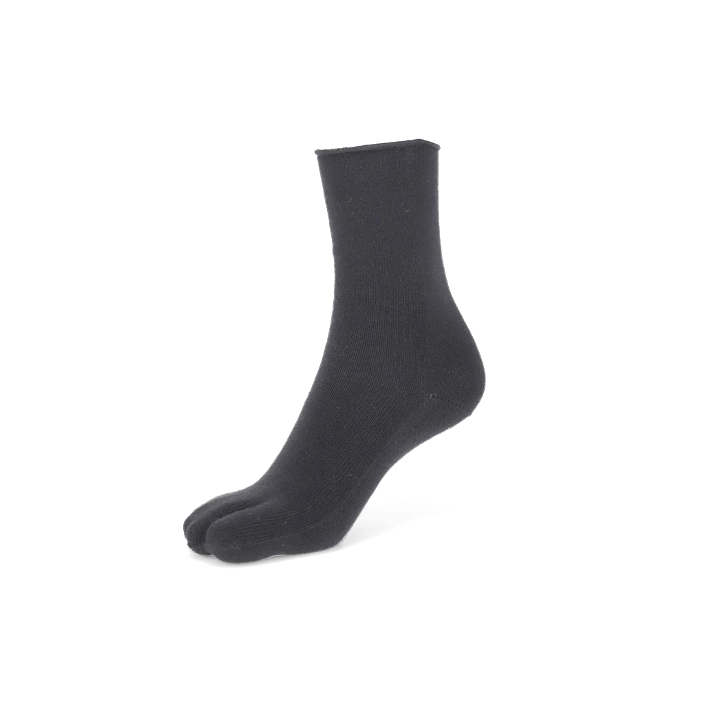 Super Extra Fine Merino Wool Tabi Crew Socks - Image 6
