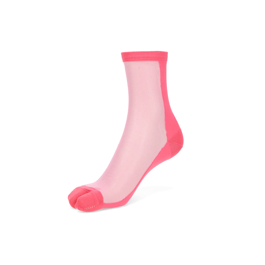 Two-Tone Tabi Crew Socks - Image 15