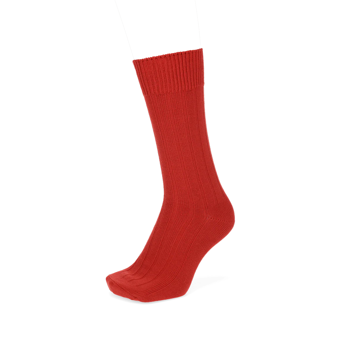 Wide-Ribbed Cotton Crew Socks - Image 11