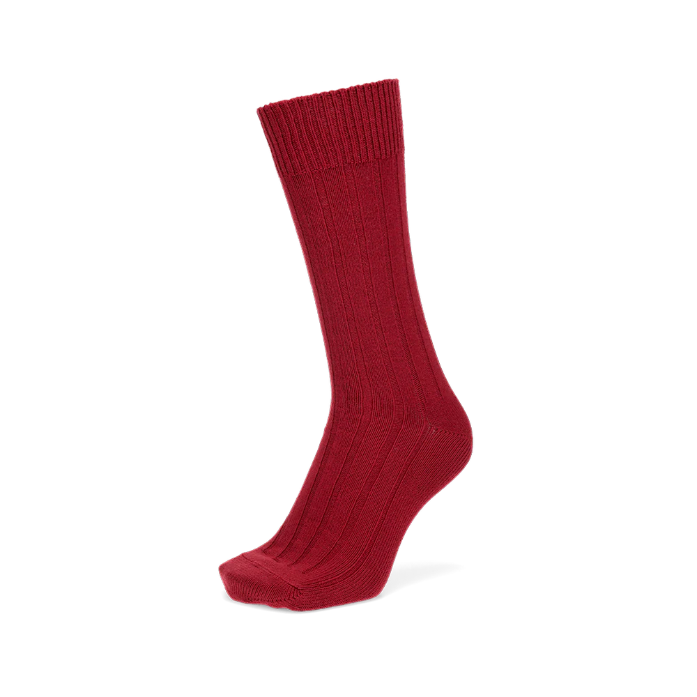 Wide-Ribbed Cotton Crew Socks - Image 12