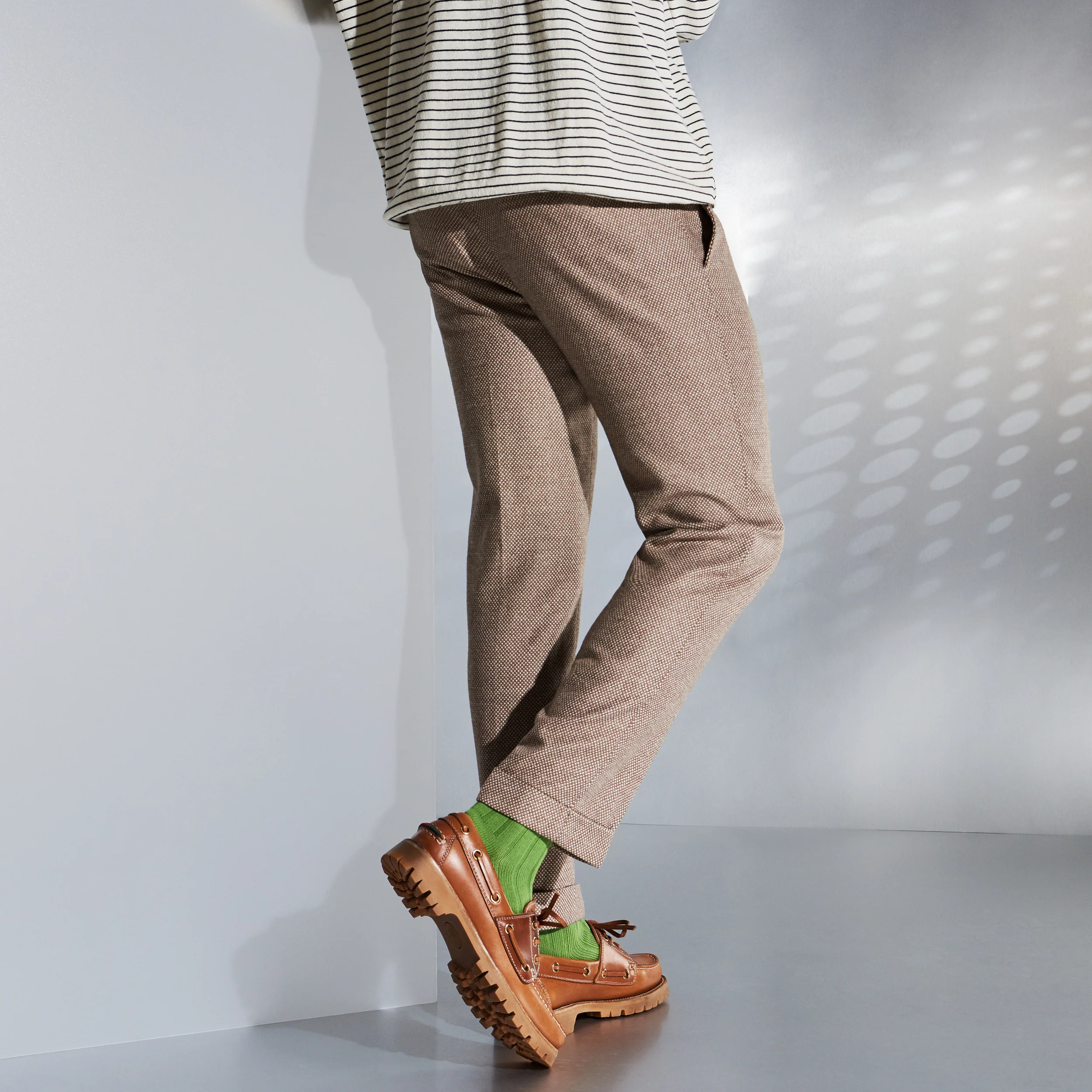 Wide-Ribbed Cotton Crew Socks - Image 4