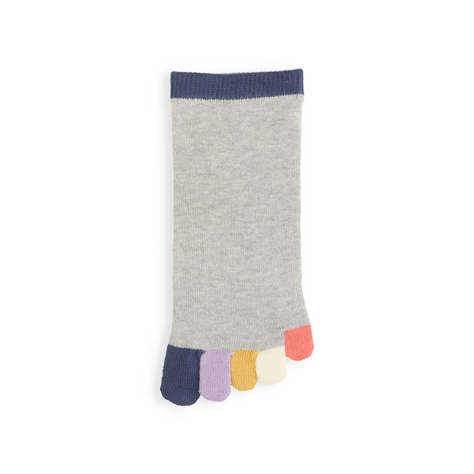Colorful Toes Cotton Quarter Socks - Image 10