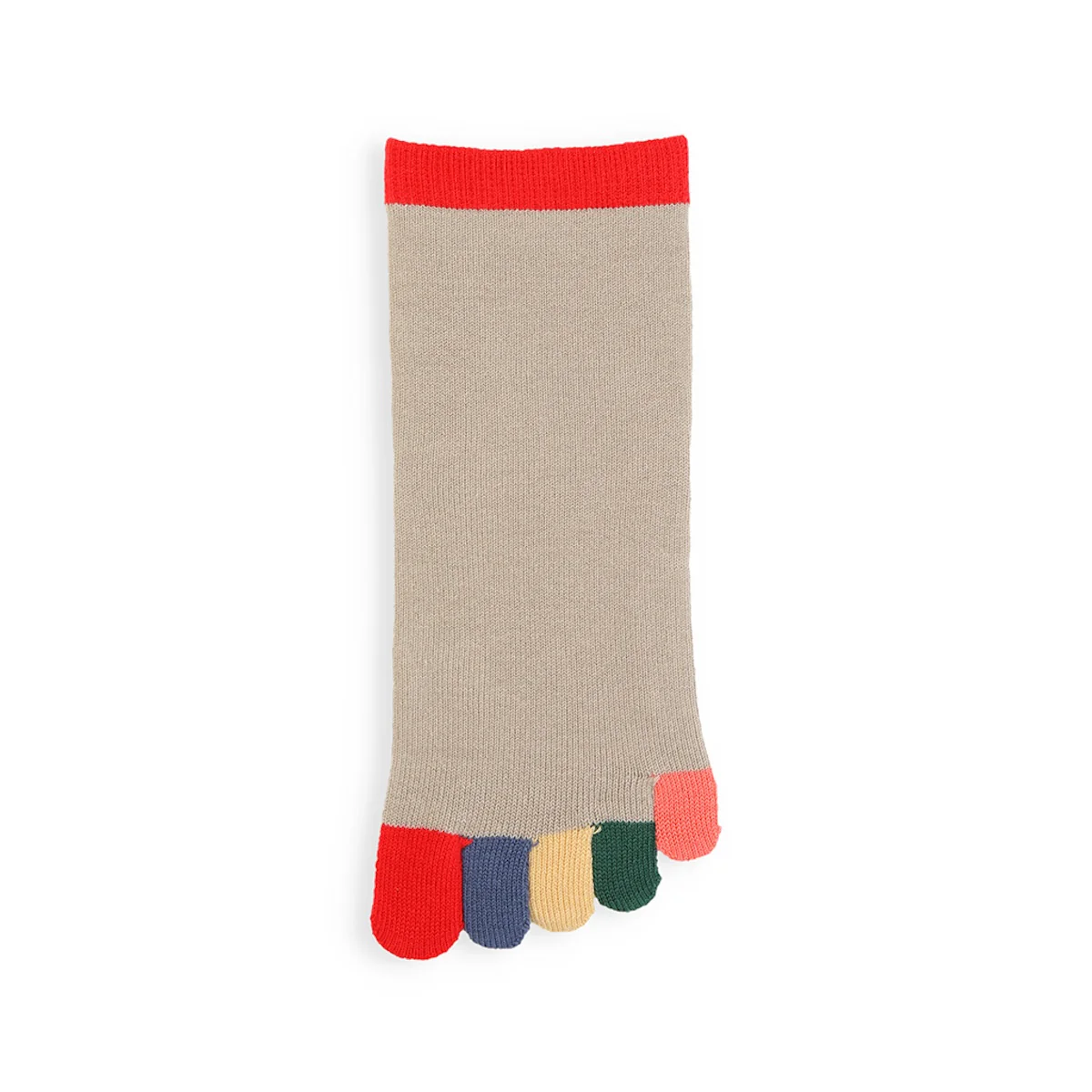 Colorful Toes Cotton Quarter Socks - Image 12