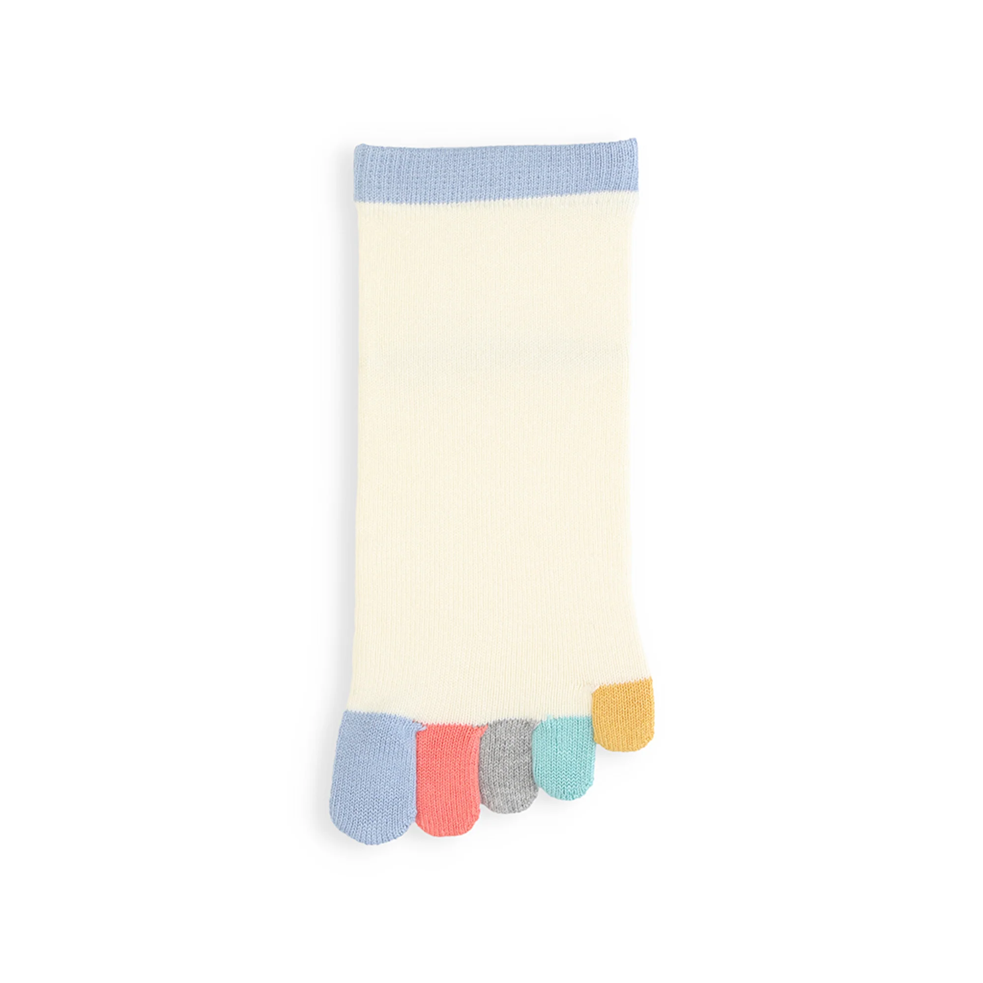 Colorful Toes Cotton Quarter Socks - Image 6