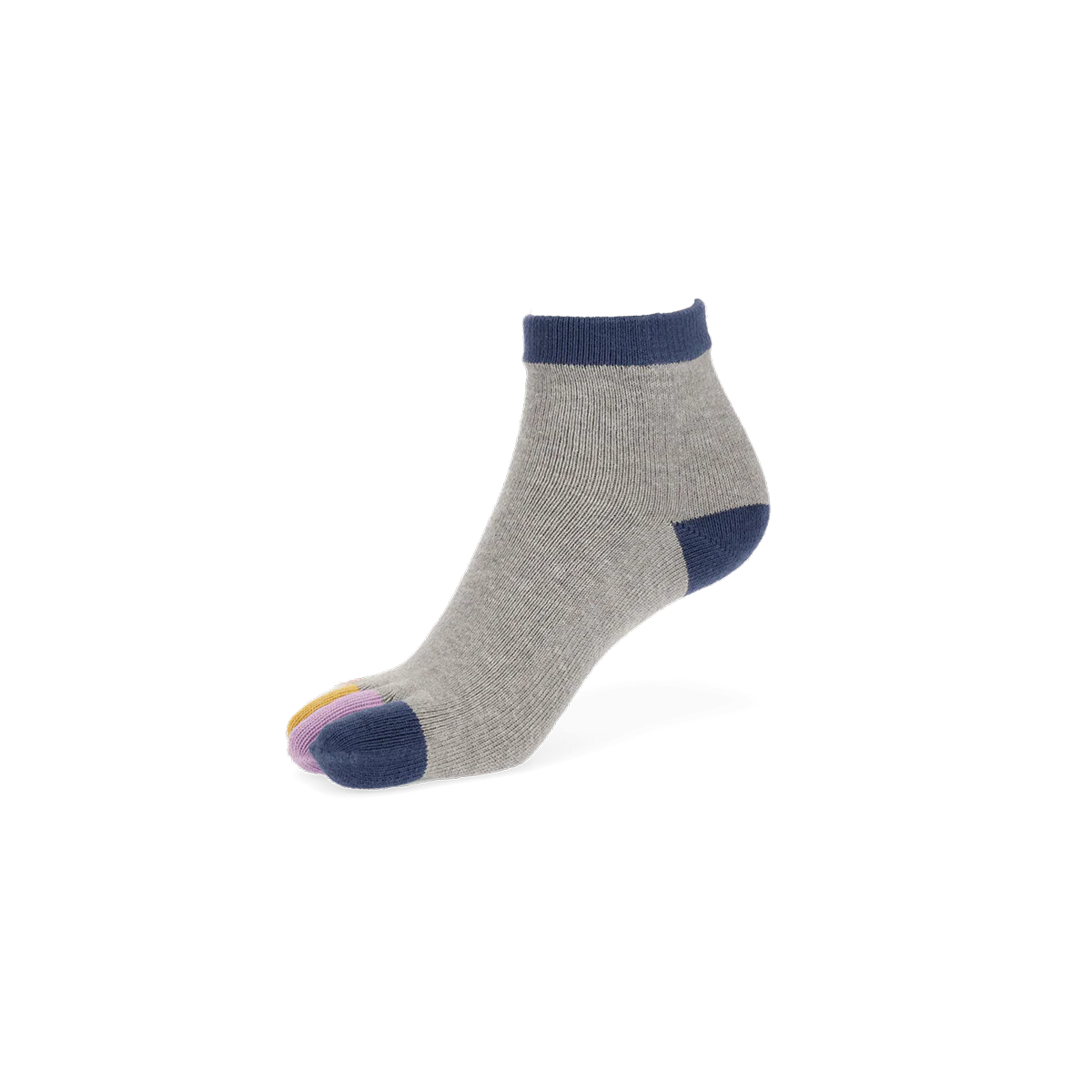 Colorful Toes Cotton Quarter Socks - Image 9