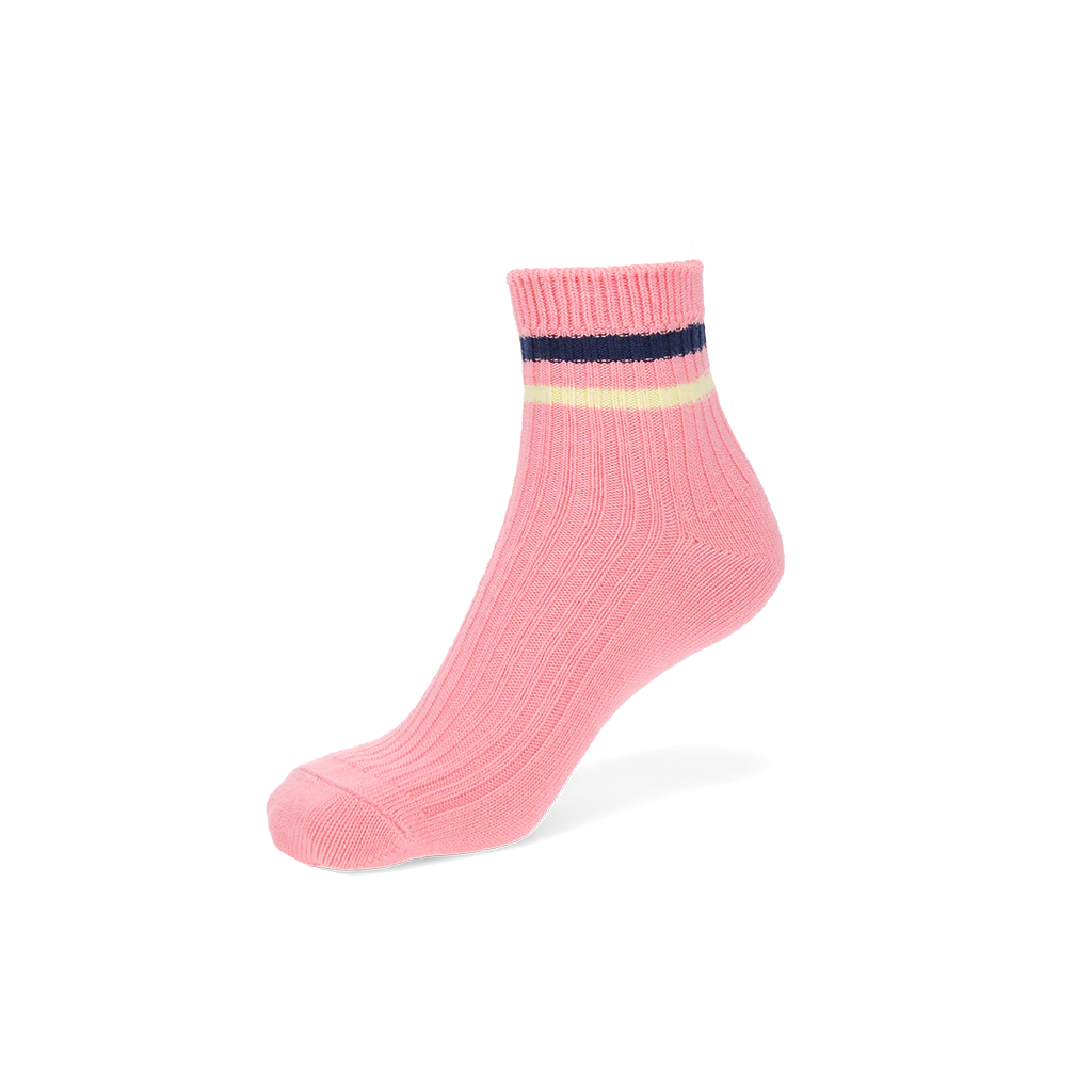 Striped Cotton Quarter Socks - Image 10